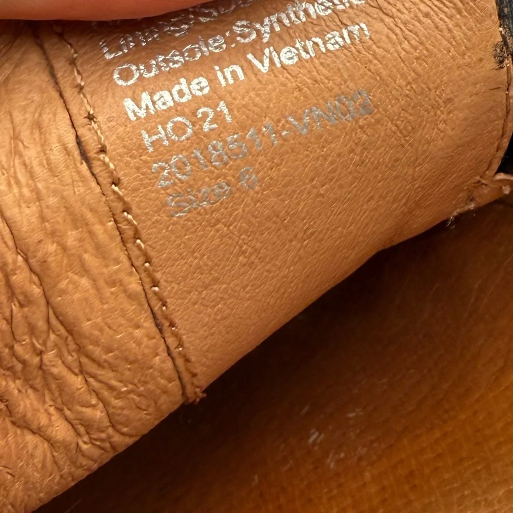 Madewell Corrine lugsole loafers black size 6 women’s - Picture 6 of 8